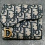 ディオール サドル オブリーク キャンバス コンパクトウォレット