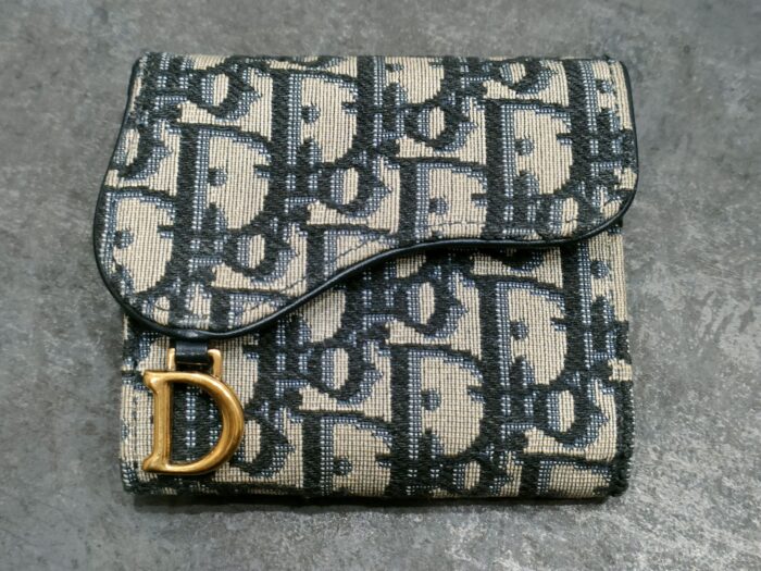 ディオール サドル オブリーク キャンバス コンパクトウォレット