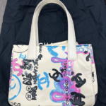 シャネル ニュートラベルライン Newトラベルライン トートPM トートバッグ ハンドバッグ キャンバス レザー ホワイト マルチカラー ハワイ限定