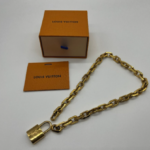 ルイヴィトン コリエ LVエッジ カデナ チェーン ネックレス ゴールド MP2993