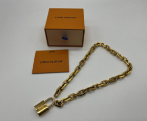 ルイヴィトン コリエ LVエッジ カデナ チェーン ネックレス ゴールド MP2993