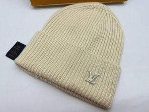 ルイヴィトン M77948 ボネ・LV アヘッド ビーニー アイボリー
